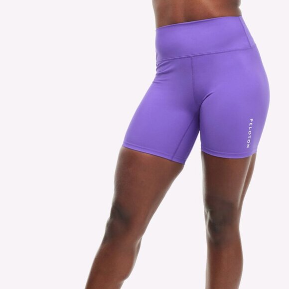 Peloton Pants - Peloton NWT Cadent 7” High Rise Bike Short in Purple Haze, size M